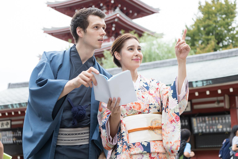 Tokyo: Guided Walking Tour with Kimono Experience