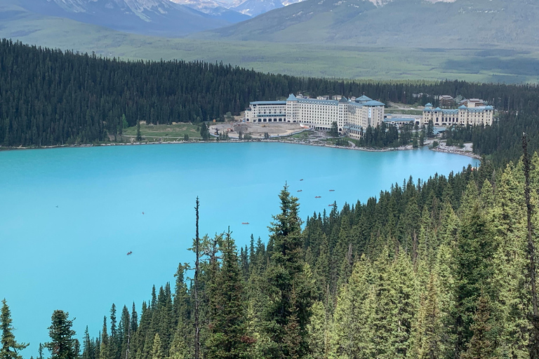 Banff/Canmore: Tour del lago Louise, del lago Moraine e del lago EmeraldPrelievo dal Centro Visitatori Travel Alberta Canmore