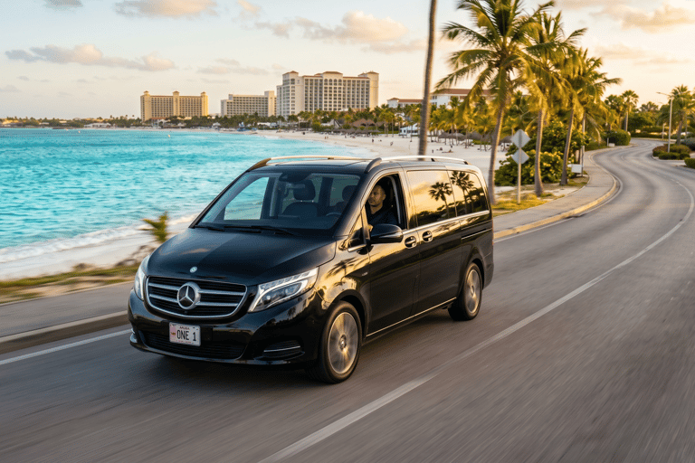 Aruba: AUA Airport Private Transfer to/from City Center Arrival: AUA Airport to hotel in Aruba city center