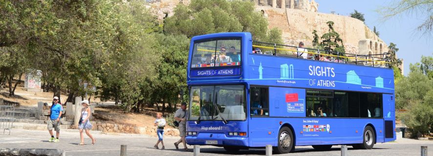 Atenas, El Pireo y costa: tour en autobús turístico azul