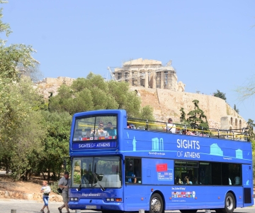 Ateena, Pireus ja rannikko: Blue Hop-On Hop-Off Bus