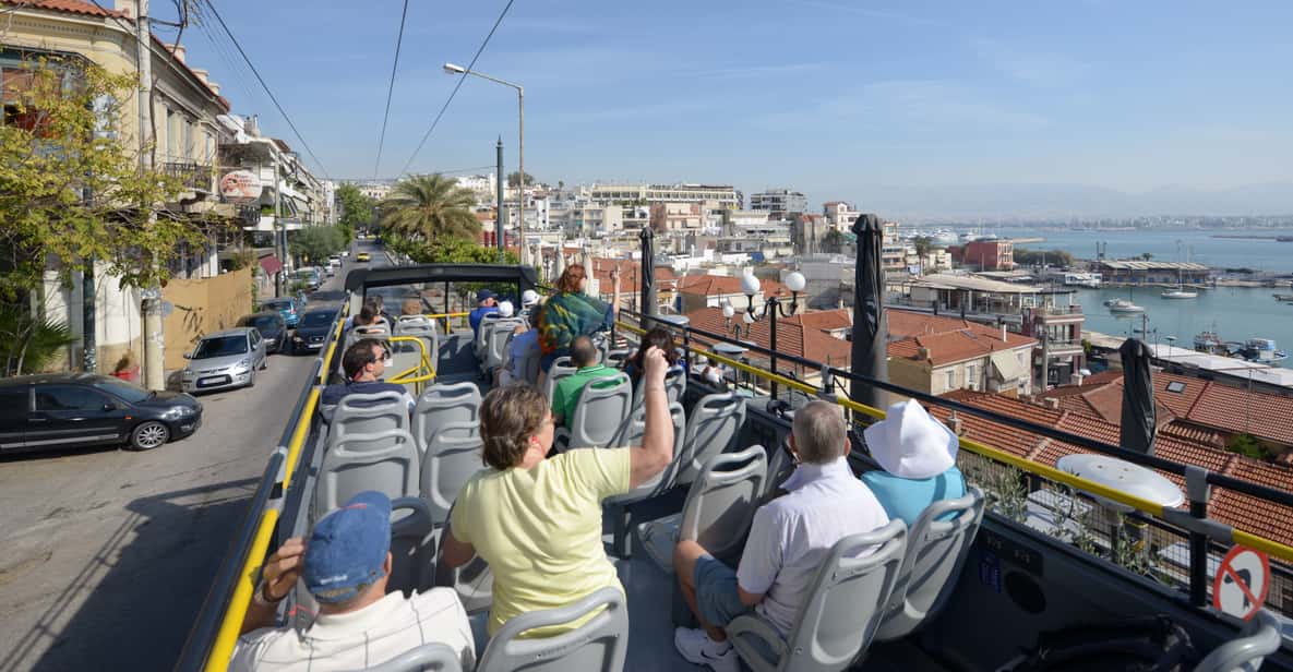 Athens, Piraeus, and Coastline: Blue Hop-On Hop-Off Bus