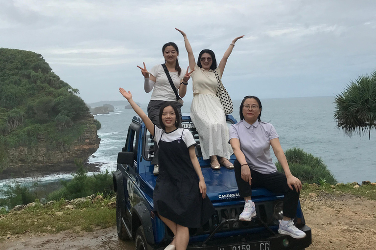 Mount Merapi Sunrise, Jomblang Cave & Timang Beach