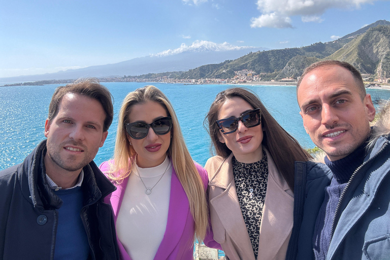 Taormina: private Tagestour mit Abholung in Catania