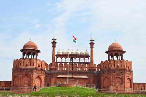 Red Fort Ton- und Lichtshow mit Rundgang durch Alt-Delhi