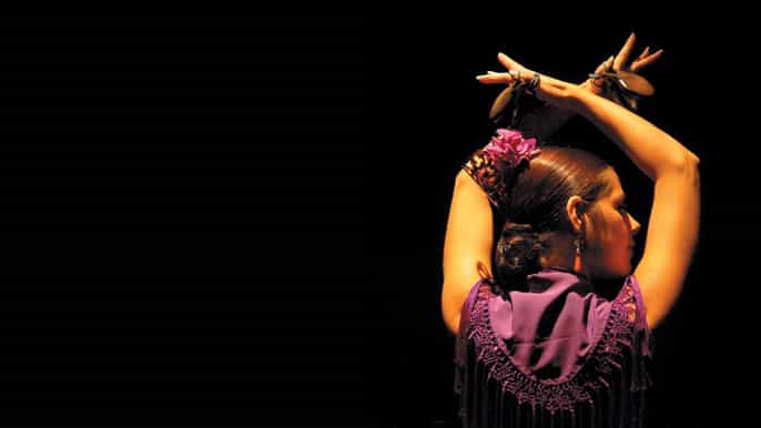 el patio sevillano traditional flamenco show with drink