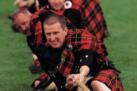 Dagtocht Schotse Hooglandse Spelen vanuit EdinburghDagtour Schotse Highland Games vanuit Edinburgh