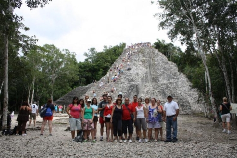 Desde Cancún: excursión arqueológica de un día a Tulum y CobáDesde Cancún: Día Arqueológico de viaje a Tulum y Cobá