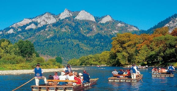 From Krakow: Full-Day Dunajec River Rafting Tour