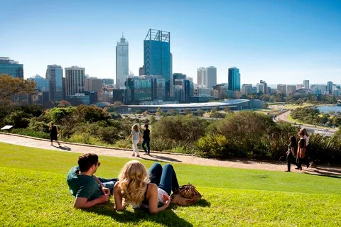Medio día por la mañana Explorador de la ciudad de Perth y Fremantle