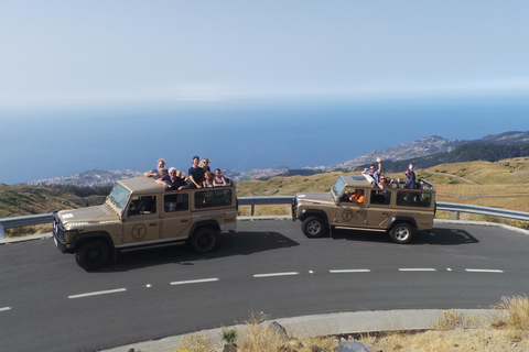 Funchal: szczyt Arieiro, wycieczka 4x4 do doliny zakonnic i obserwacja delfinówFunchal: Land and Sea Jeep Tour i Dolphin Watching