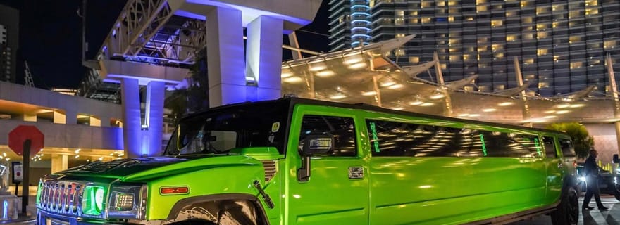Visite de Las Vegas en limousine avec champagne et entrée en boîte de nuit
