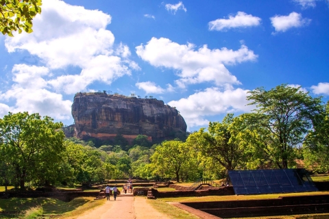 Depuis Kandy : Excursion d'une journée au rocher de Sigiriya et au temple de la grotte de Dambulla
