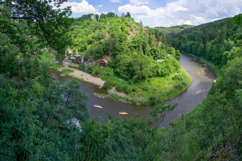 Van Praag: kanotocht op de Sazava-rivier voor alle niveaus