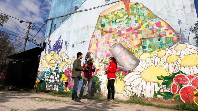 lonely planet experiences santiago art neighborhood tour