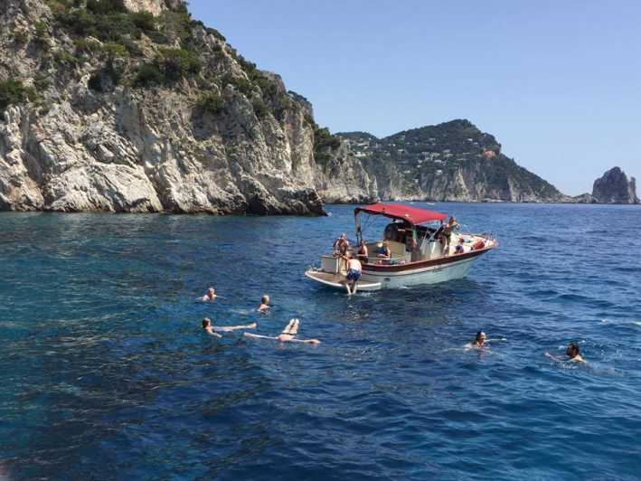 From Sorrento: Capri Guided Boat Tour & Ieranto Natural Park