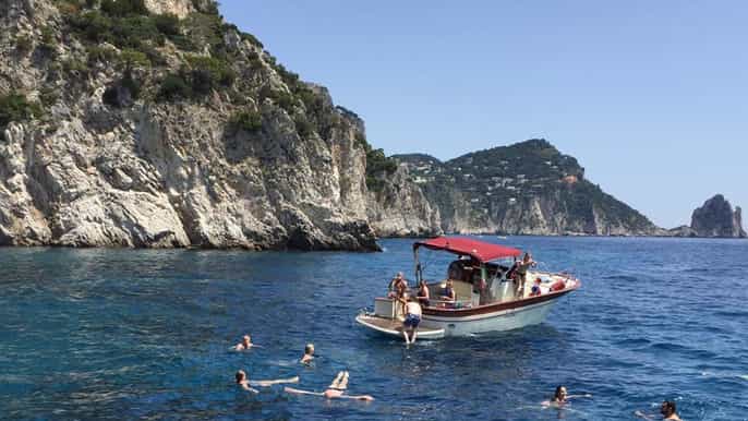 capri fullday boat tour from sorrento