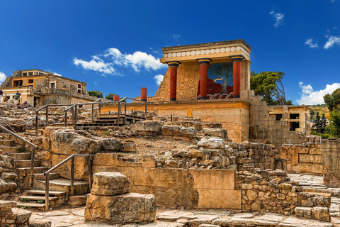 Héraklion : visite privée d'une journée complète à Knossos