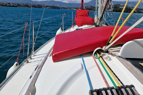 Corfu: Private Sailing Cruise with Swim Stops &amp; Drinks