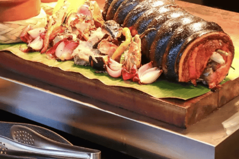 Boracay: Beachfront Buffet with Live Music White Sand Hotel 8 Eight by the Beach Dinner Buffet