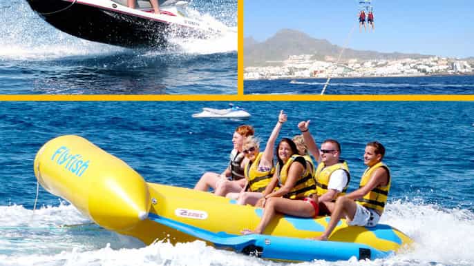 tenerife watersports combo jet ski parasail and flyfish