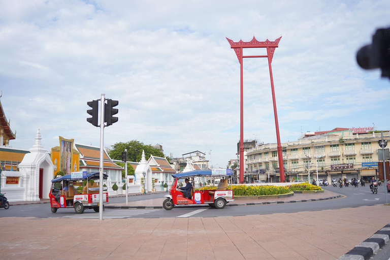 Visite autoguidée en tuk tuk électrique privé de temples emblématiques