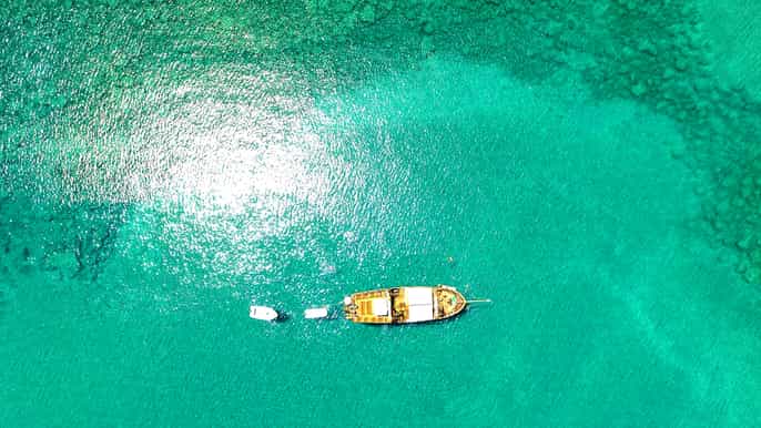 Île de koufonissia 1 jour de croisière en bateau de pirate