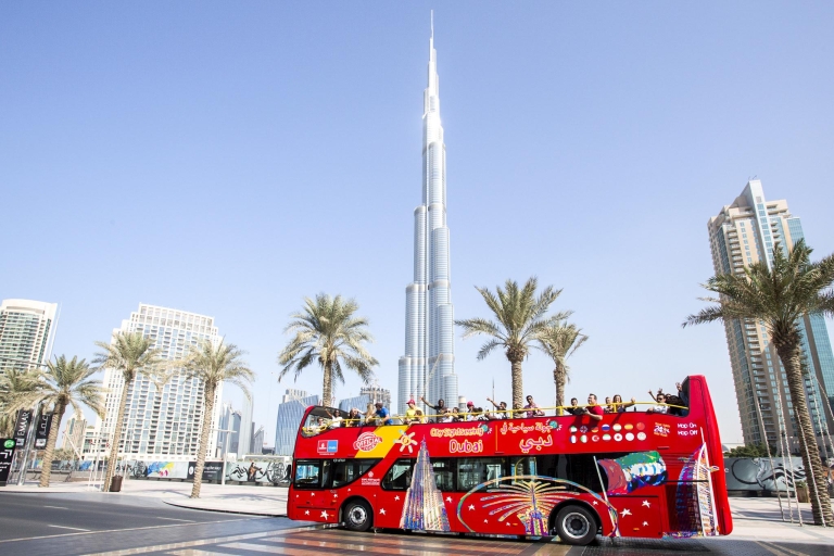 Dubai: hop on, hop off-bustour van 24, 48 of 72 uurDubai hop on, hop off-tour: 72-uurs-standaardticket