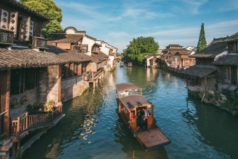 Hangzhou: Private Tagestour zur Wasserstadt WuzhenEinfache Tour nur mit Guide und Transfer, ohne Ticket und Mittagessen