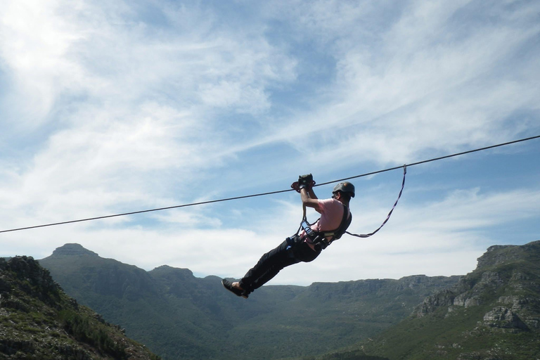 Cape Town: Zipline Adventures (Hotel Pickup &amp; Dropoff incl.)