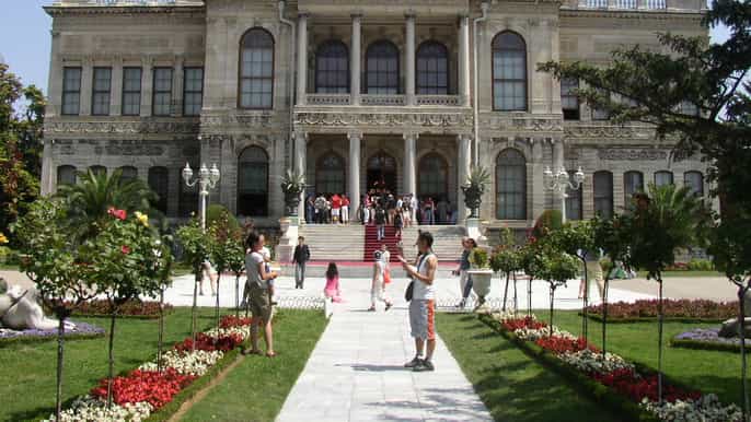 from istanbul halfday dolmabahce palace tour