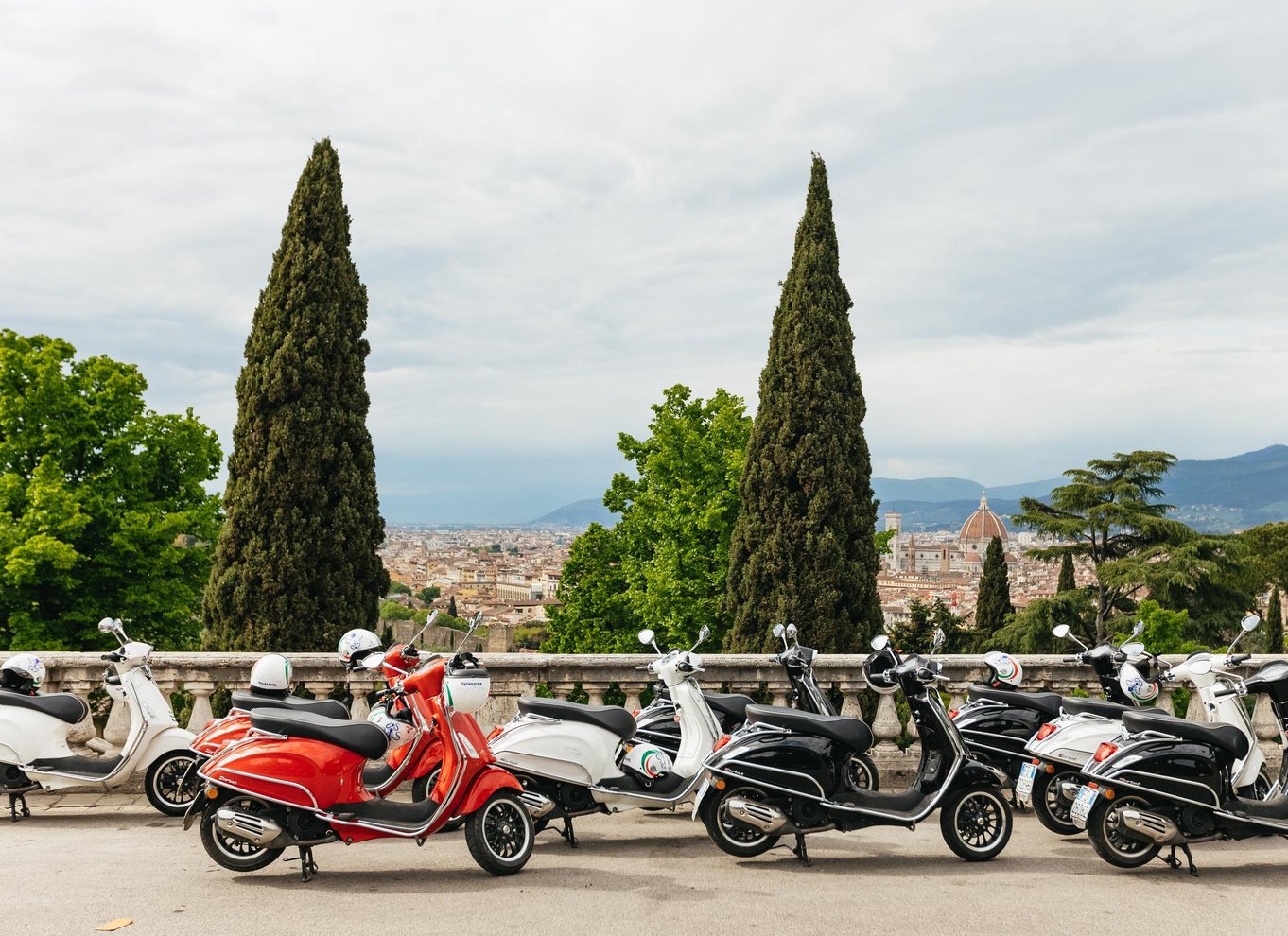 Fra Firenze: Vespa-tur i det toscanske landskab med smagninger