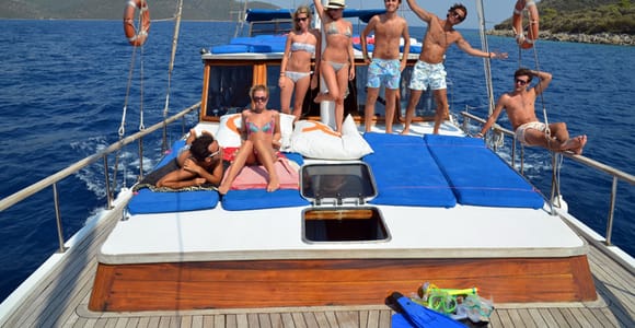 Ab Bodrum: Ganztägige Bootsfahrt