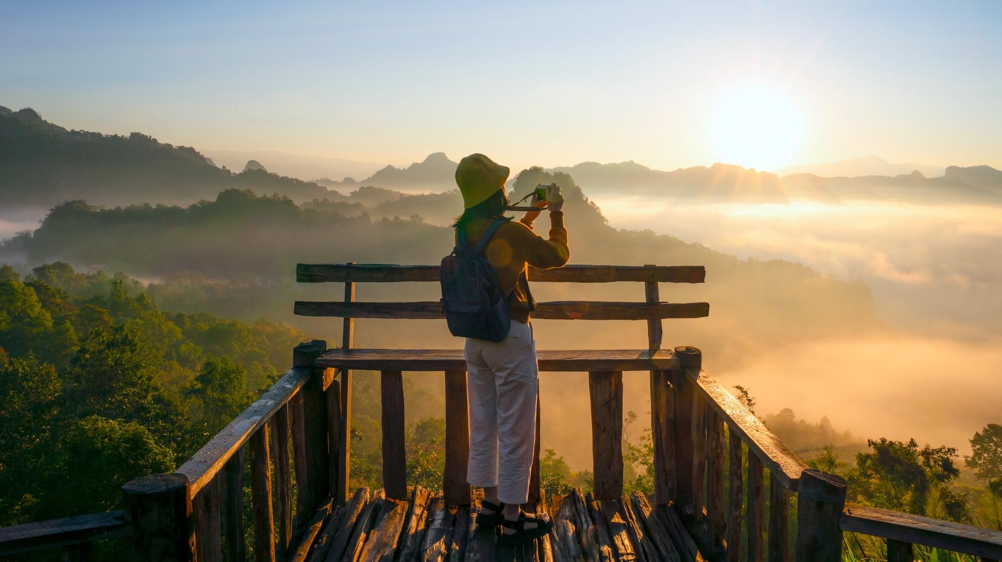Von Pai aus: Sonnenaufgang Private Tour Jabo Aussichtspunkt & Nam Lod Höhle