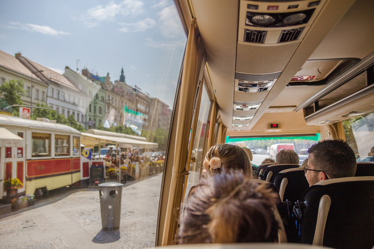 Lo mejor de Praga: recorrido en autobús, recorrido a pie y crucero por el río