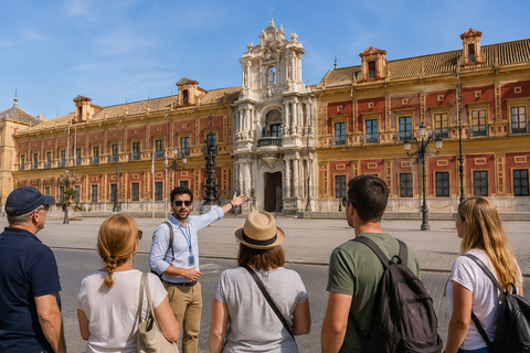 Seville: City Walking Tour & Plaza España