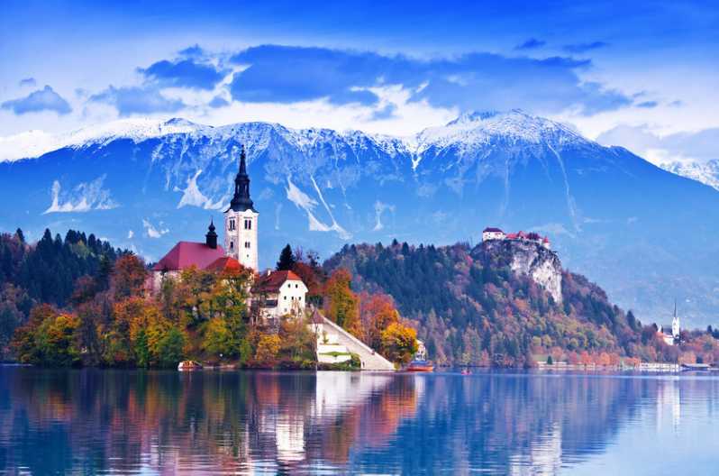 Z Lublany: wycieczka nad jezioro Bled i do zamku Bled