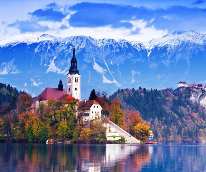 Z Lublany: wycieczka nad jezioro Bled i do zamku Bled