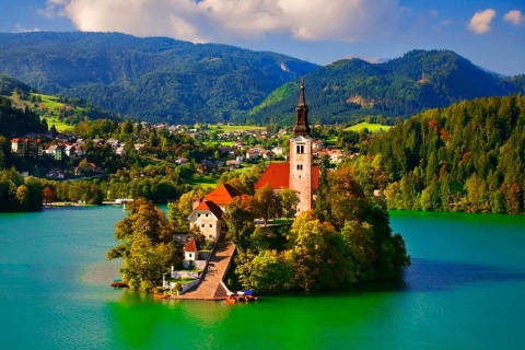 Z Lublany: Wycieczka do jeziora Bled i zamku Bled