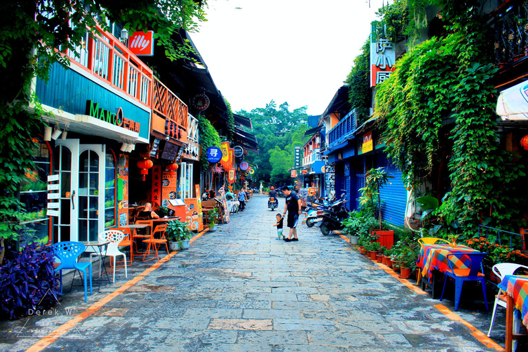 Guilin to Yangshuo : Li River Bamboo Rafting & culture