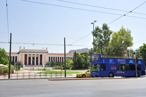 Atenas, El Pireo y costa: tour en autobús turístico azulAtenas, El Pireo y costa (familias: 2 adultos, 3 niños)