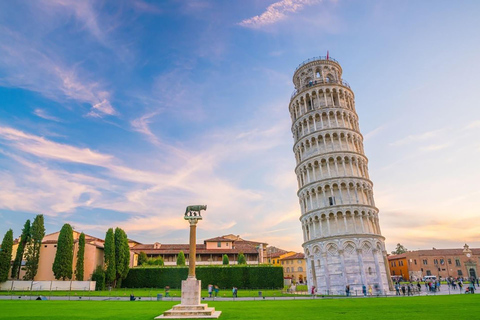 Ontdek de kathedraal, het baptisterium en de scheve toren van Pisa