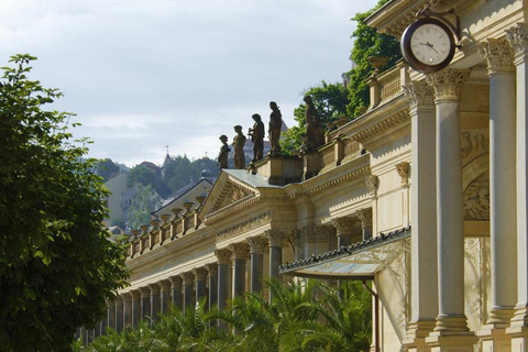 Vanuit Praag: dagvullende tour Karlovy Vary met lunchRondleiding in het Duits