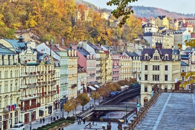 Vanuit Praag: dagvullende tour Karlovy Vary met lunchRondleiding in het Frans