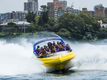 Sydney Harbour: 45-minütige aufregende Jetboot-Fahrt Sydney Harbour: 45-minütige aufregende Jetboot-Fahrt
