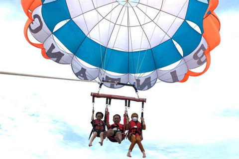 Bali Watersport Activities at Tanjung Benoa Beach Ticket for: Parasailing Adventure