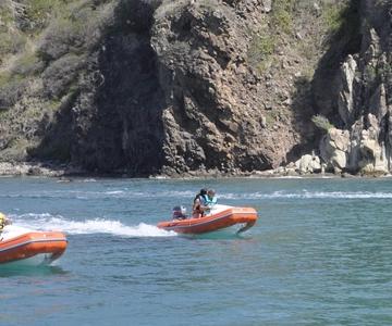 St Kitts Mini Speedboat- och snorkeltur