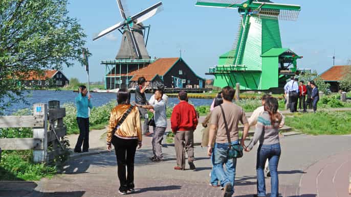 from amsterdam zaanse schans windmills halfday tour