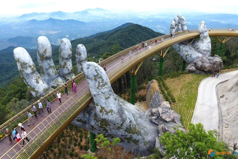 Hue - Most Złotych Rąk - Hoi An prywatnym samochodem