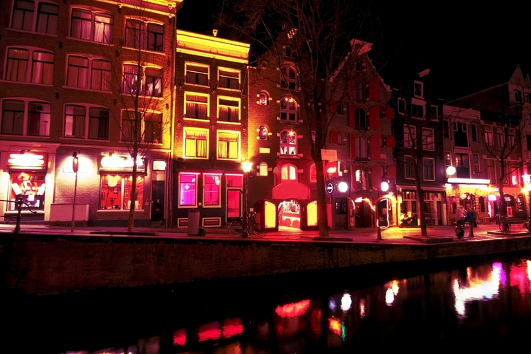 Amsterdam: Rundtur i Red Light DistrictAmsterdam Red Light District Tour på spanska